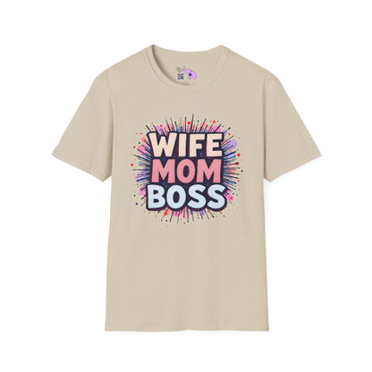 Wife Mom Boss Adult T-shirt
