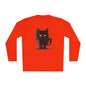 Black Kitten Adult Long Sleeve Tee