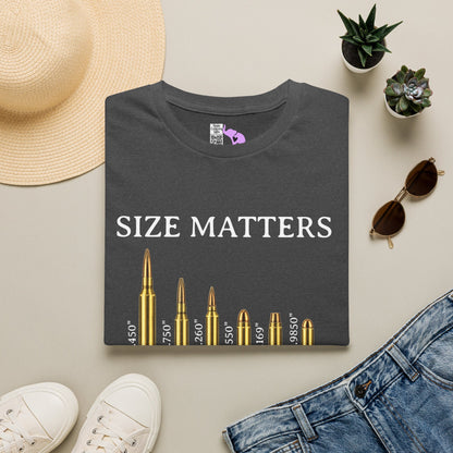 Size Matters (Ammo) Adult T-shirt