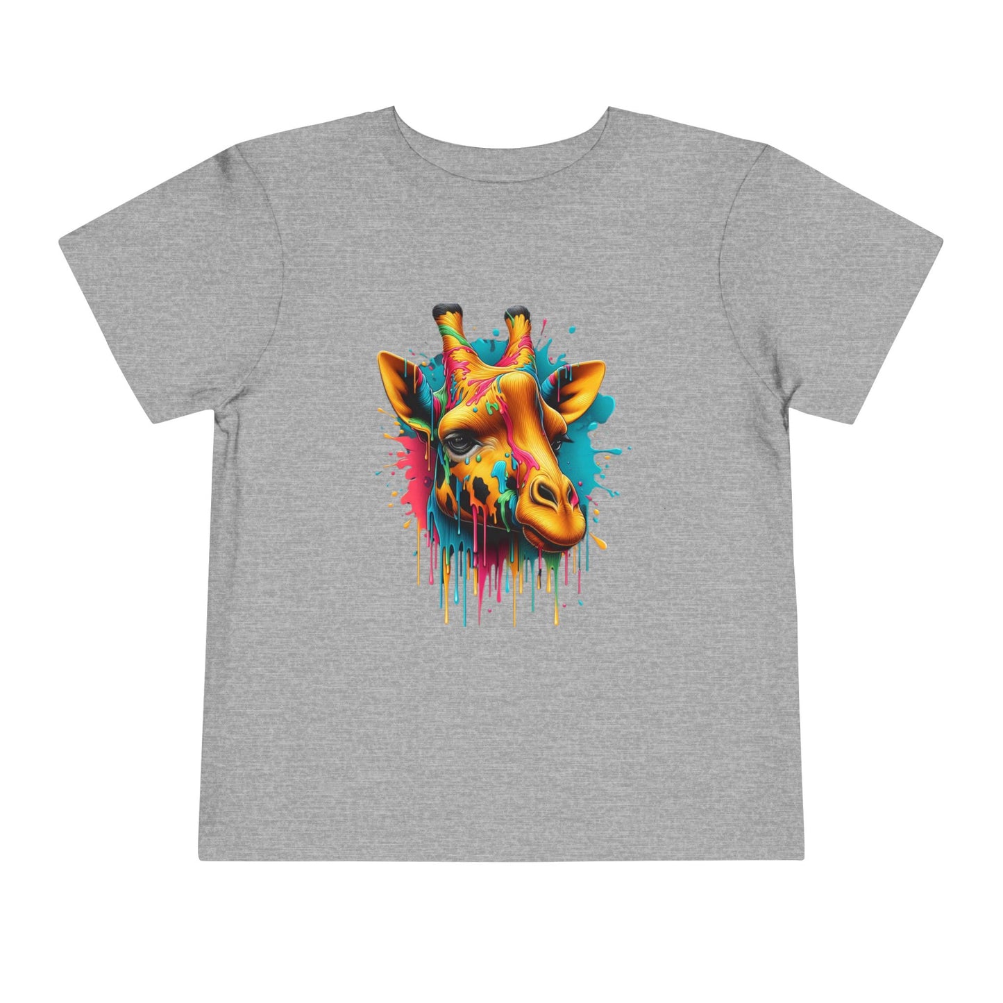 Colorful Giraffe Toddler Tee