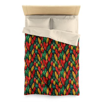 Festival Fire Microfiber Duvet Cover