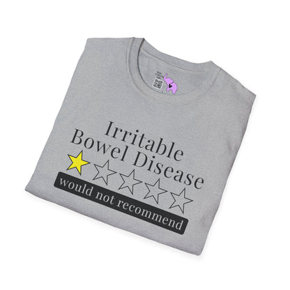 Irritable Bowel Syndrome 1 Star Would Not Recommend Adult T-shirt
