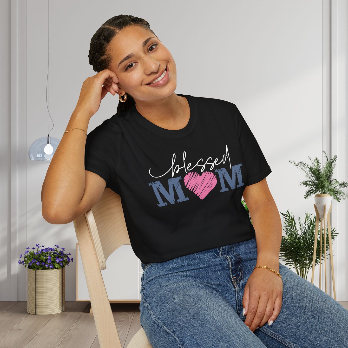 Blessed Mom Adult T-shirt