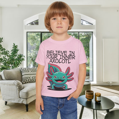 Believe In Your Inner Axolotl Heavy Cotton™ Toddler T-shirt