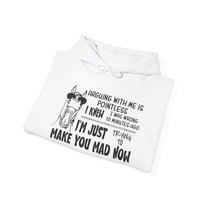 Arguing With Me is Pointless... Heavy Blend™ Hooded Sweatshirt