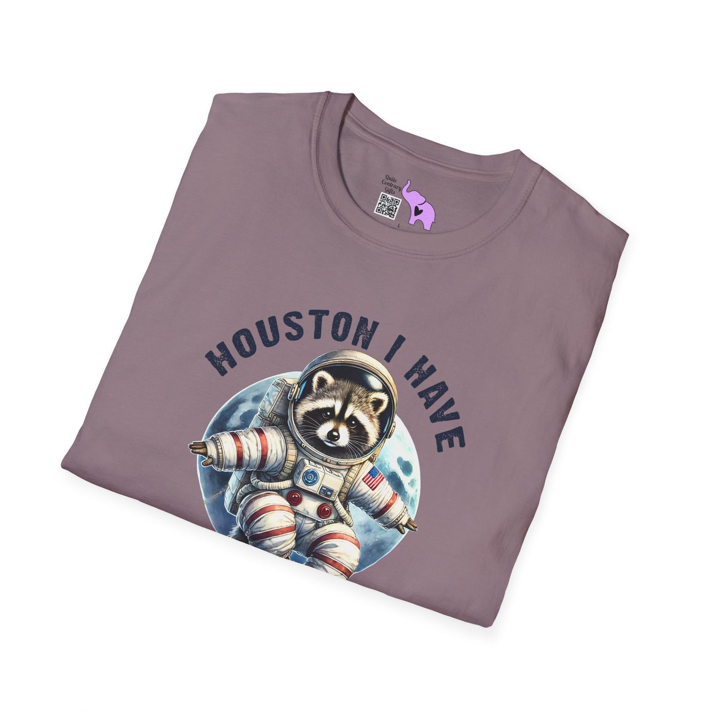Astronaut Panda Houston I Have So Many Problems Adult T-shirt