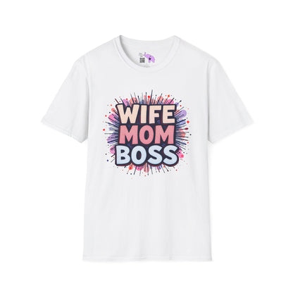 Wife Mom Boss Adult T-shirt