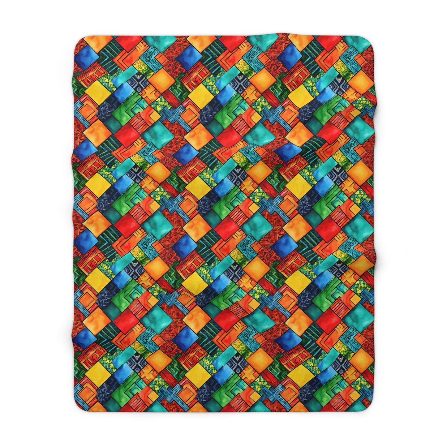 Heritage Pulse Sherpa Fleece Blanket