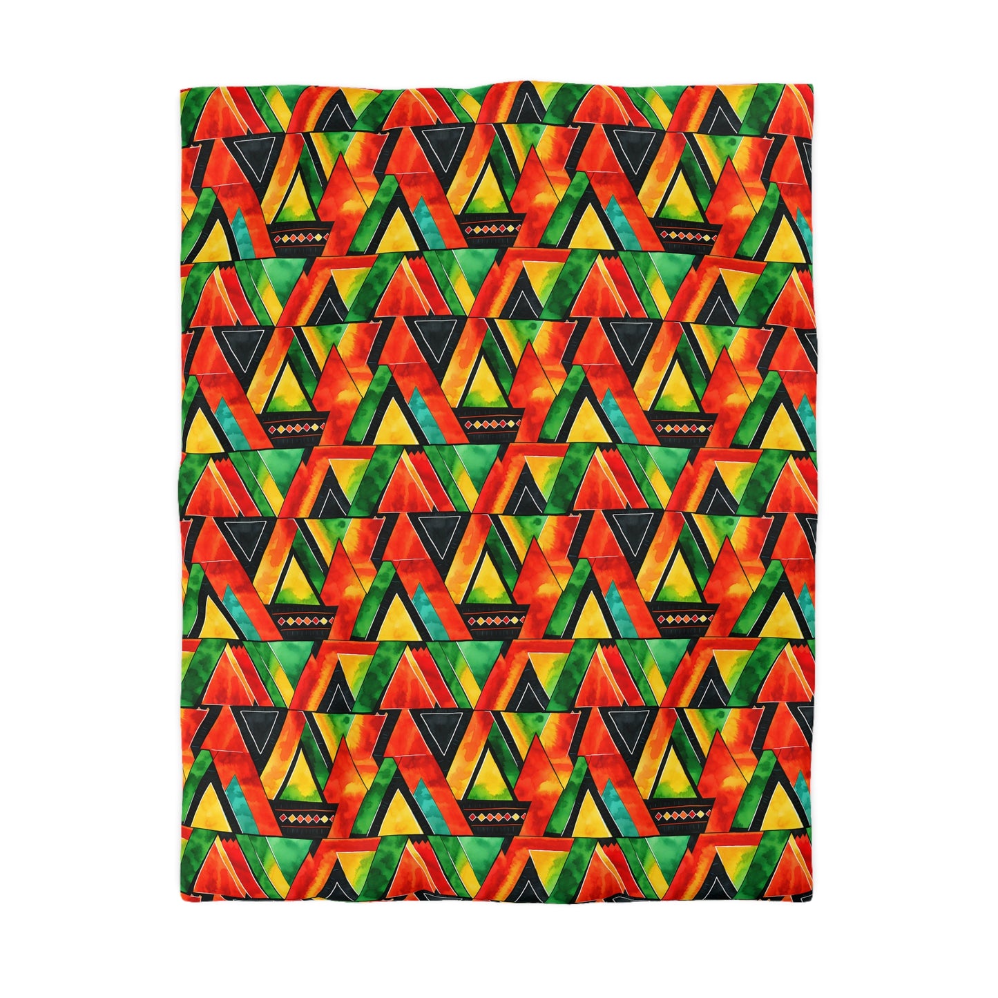 Abundance Vibes Microfiber Duvet Cover