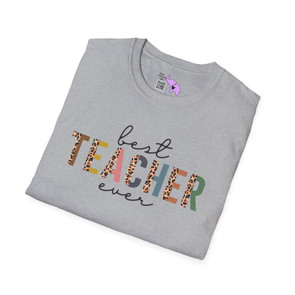Best Teacher Ever Adult T-shirt