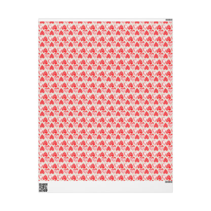 Doodle Hearts Wrapping Paper
