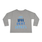 Hanukkah Love Light Latkes Toddler Long Sleeve Tee