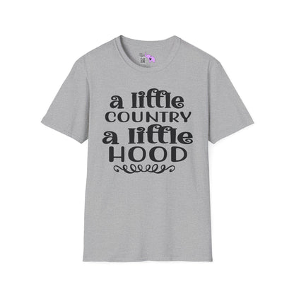 A Little Country A Little Hood Adult T-shirt