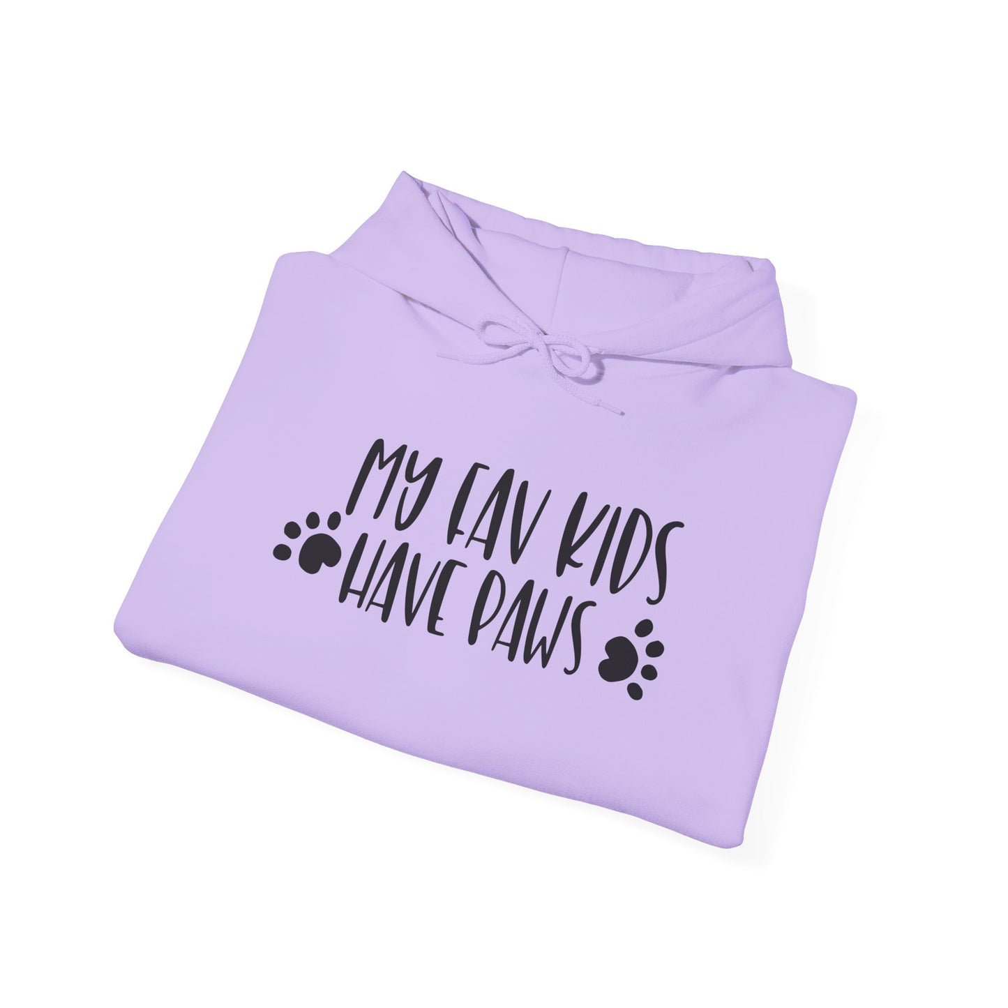 My Fav Kids Have Paws Adult Heavy Blend™ Hooded Sweatshirt