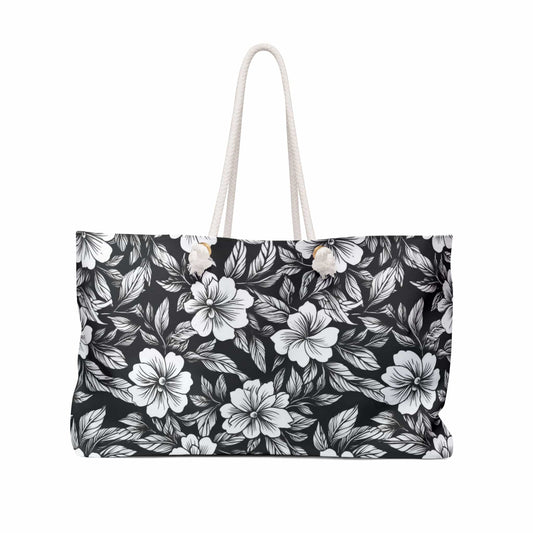 Monochrome Paradise Bloom Weekender Bag