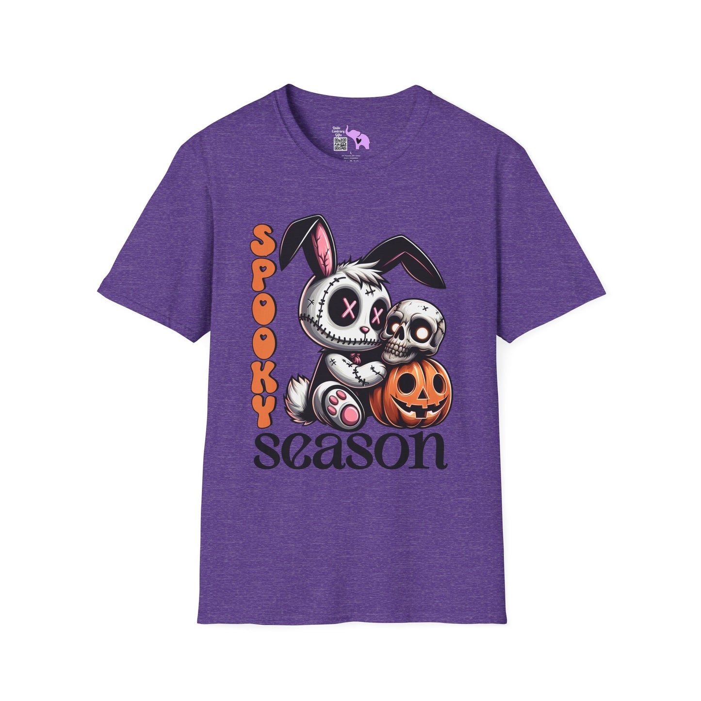 Spooky Season (Voodoo Bunny/Pumpkin) Adult T-shirt