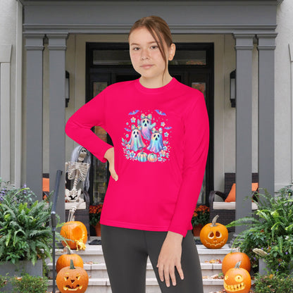 Haunted in Pastels Youth Long Sleeve Tee