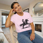 Bigfoot Rides A Unicorn Adult T-shirt
