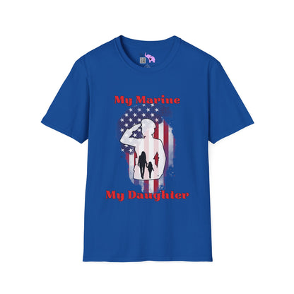 My Marine My Daughter (Mom) Adult T-shirt