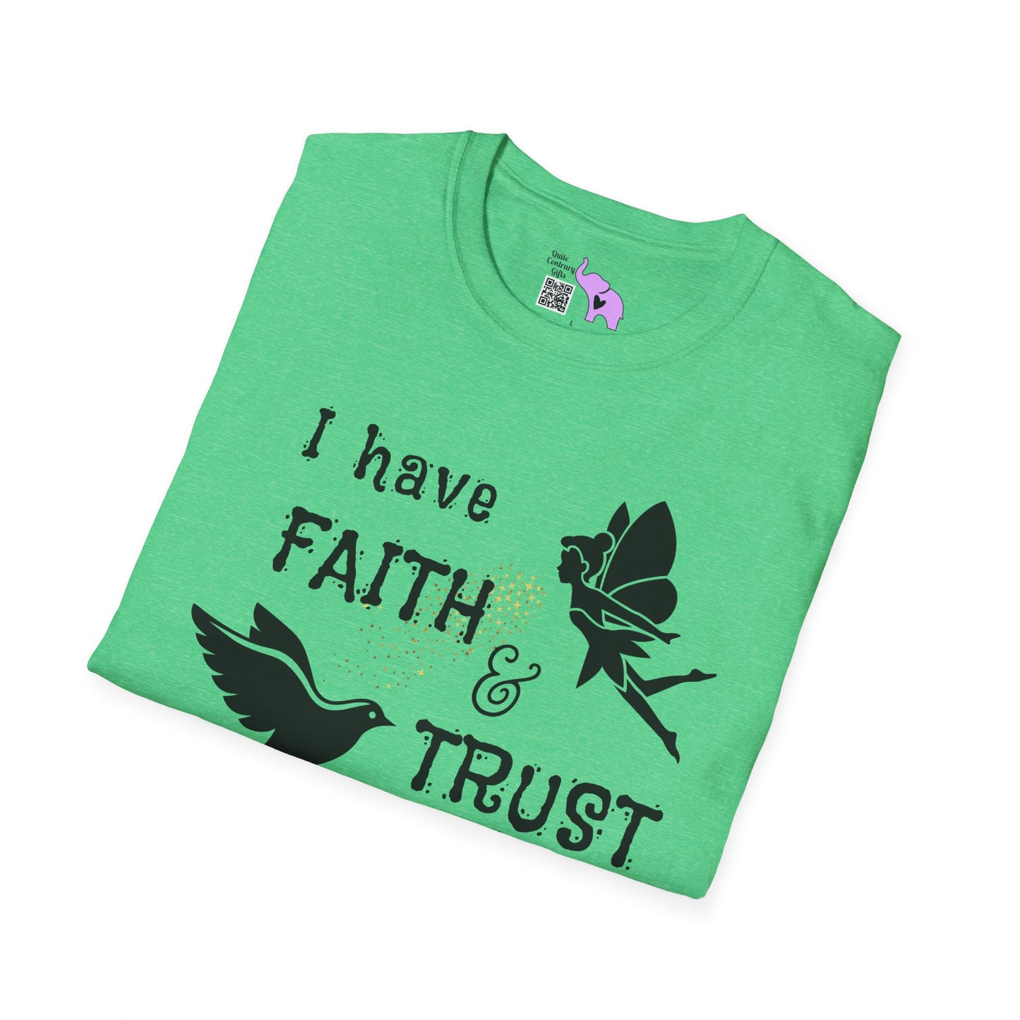 Faith Trust No PIxie Dust Adult T-shirt
