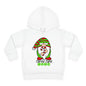 Candy Cane Crew Gnome Toddler Pullover Fleece Hoodie