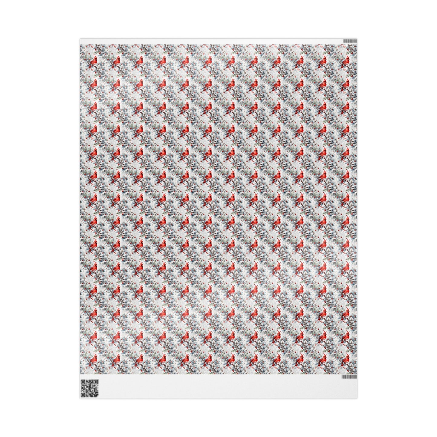Crimson in the Snow Wrapping Paper