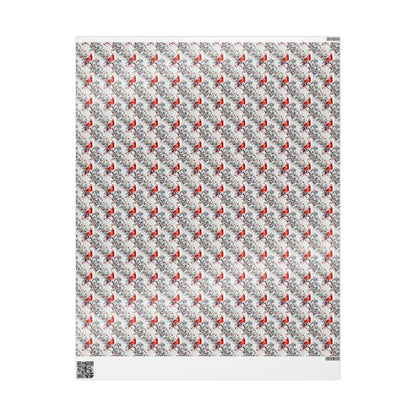 Crimson in the Snow Wrapping Paper