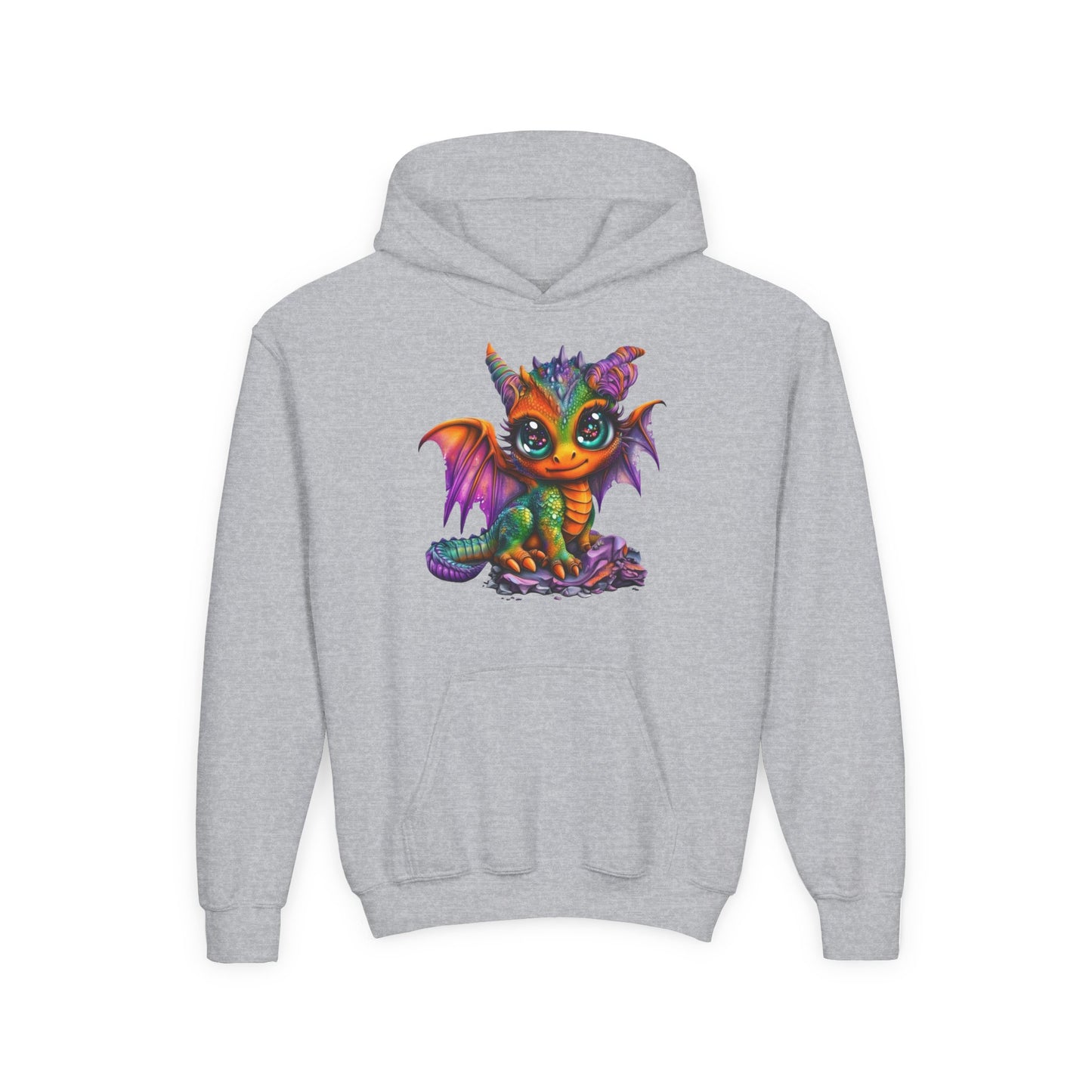 Colorful Baby Dragon Youth Hoodie