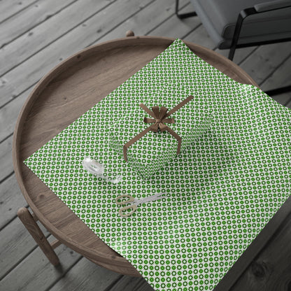 Emerald Star Garden Wrapping Paper