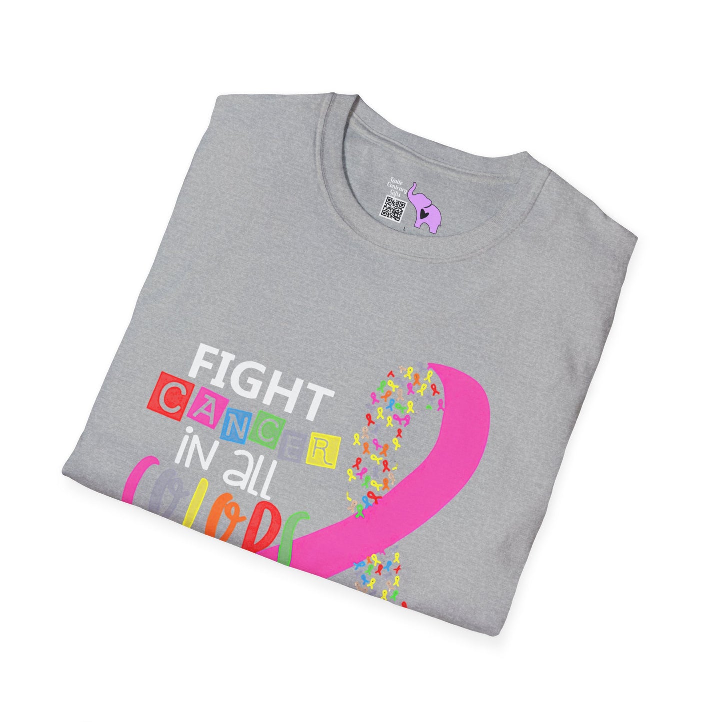 Fight Cancer All Colors 2 T-shirt