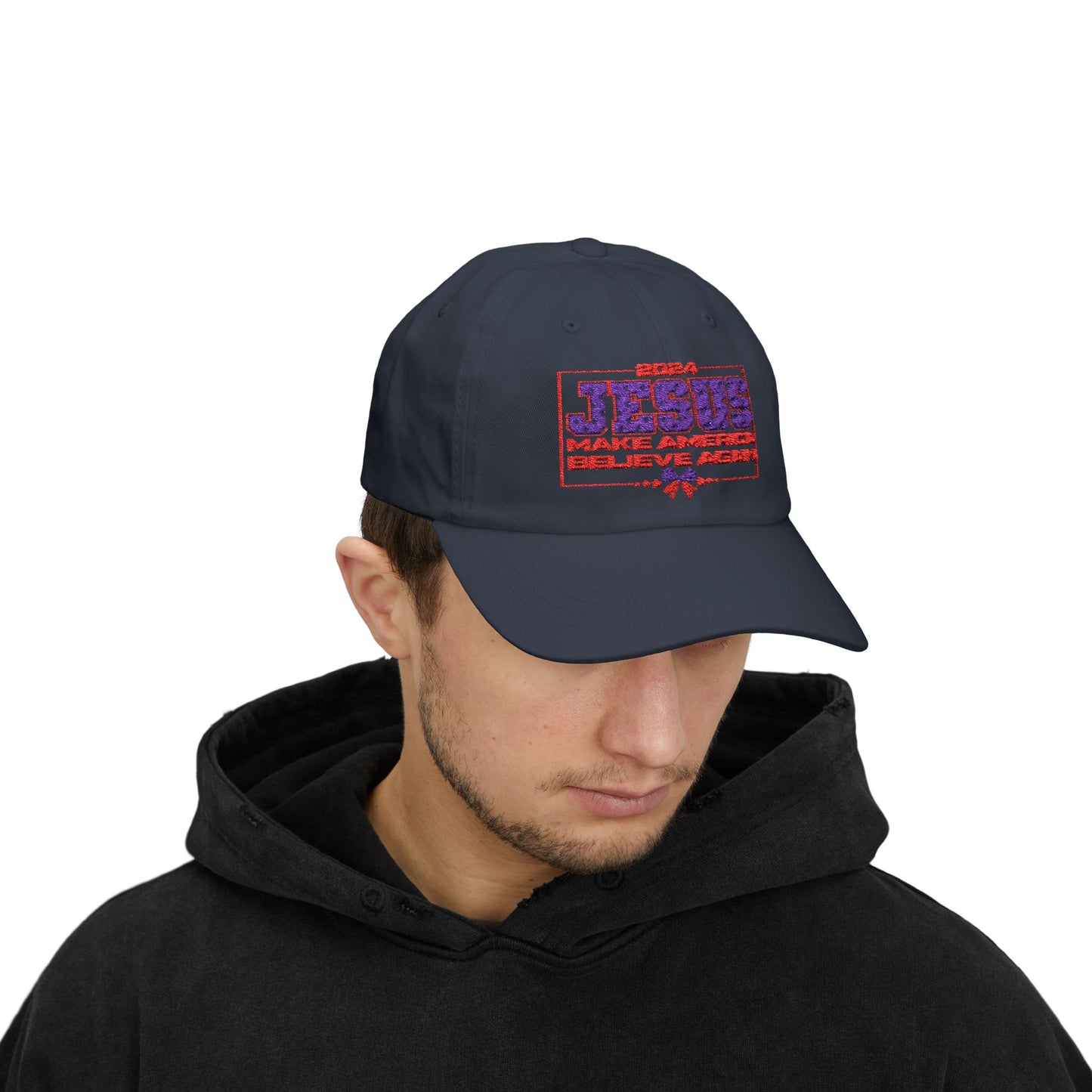 2024 Jesus Make America Believe Again Embroidered Classic Dad Cap