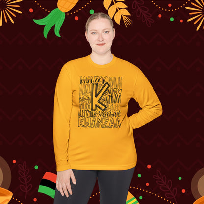 Kwanzaa Wordcloud Adult Long Sleeve Tee