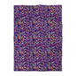Warped Purple Checkered Microfiber Duvet Cover