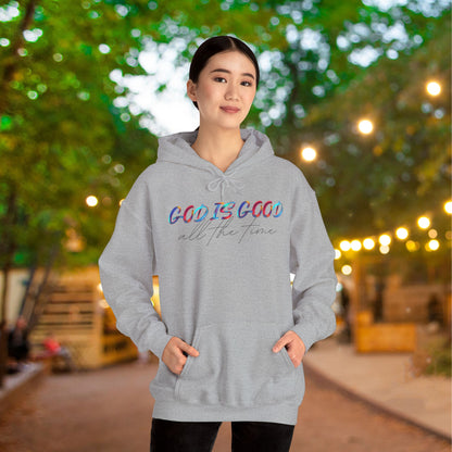 God is Good All The Time Heavy Blend™ Hooded Sweatshirt