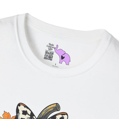 Pumpkin Peace Adult T-shirt