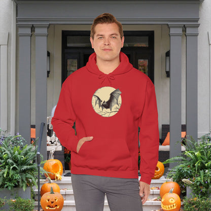 Bat Over Moon 2 Heavy Blend™ Hooded Sweatshirt