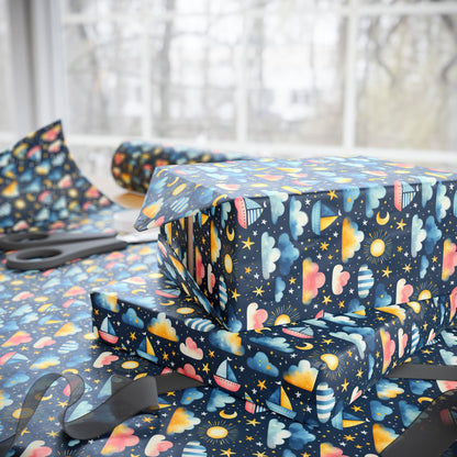 Night Sail Dreams Wrapping Paper