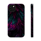 Pink Orchid Feathers MagSafe® Compatible Tough Case for iPhone