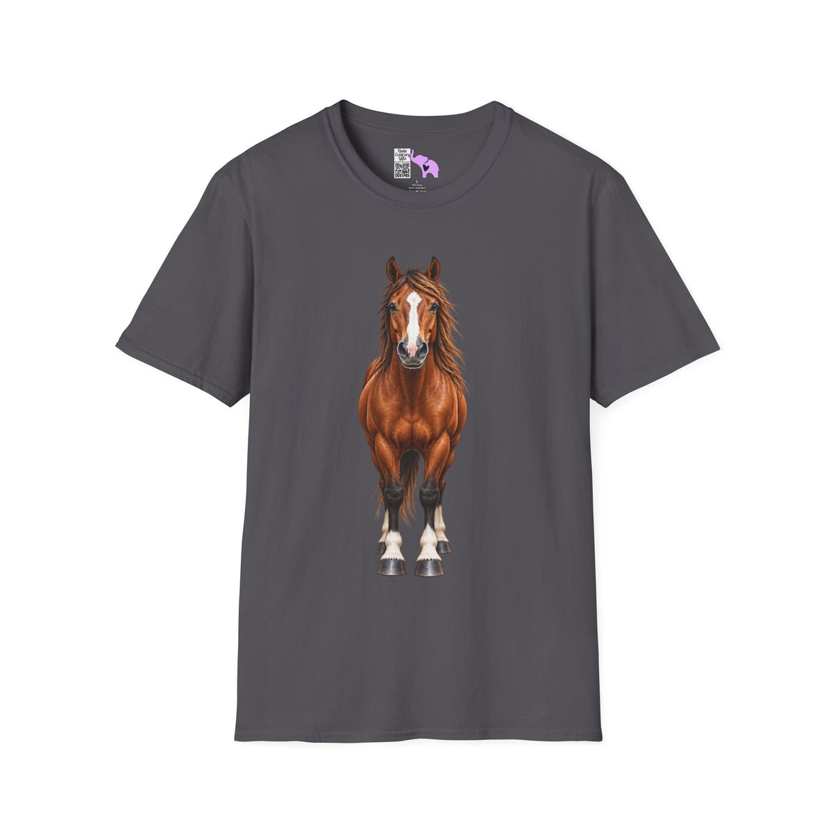 ""Front to Back Horse Lover Adult T-shirt