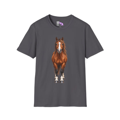 ""Front to Back Horse Lover Adult T-shirt