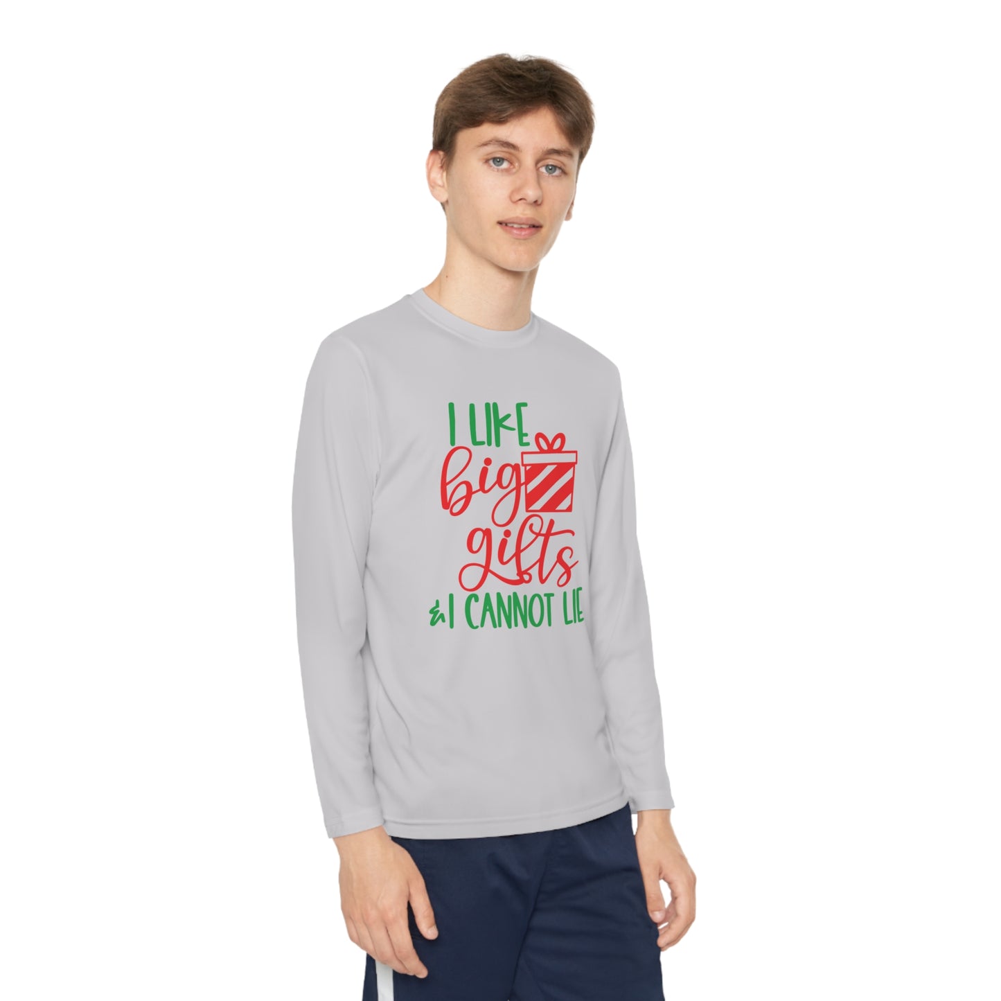 I Like Big Gifts & I Cannot Lie Youth Long Sleeve Tee