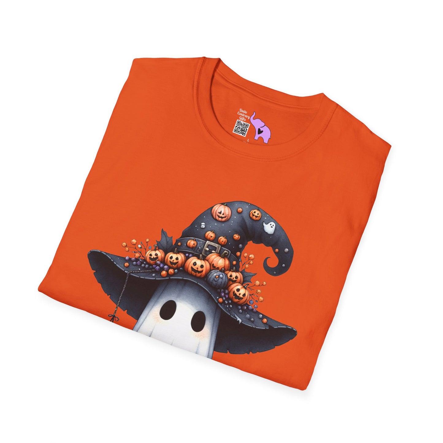 Spooky Season Cute Ghost Adult T-shirt