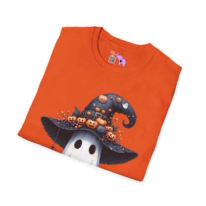Spooky Season Cute Ghost Adult T-shirt