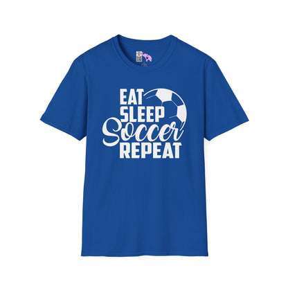 Eat Sleep Soccer Repeat Adult T-shirt