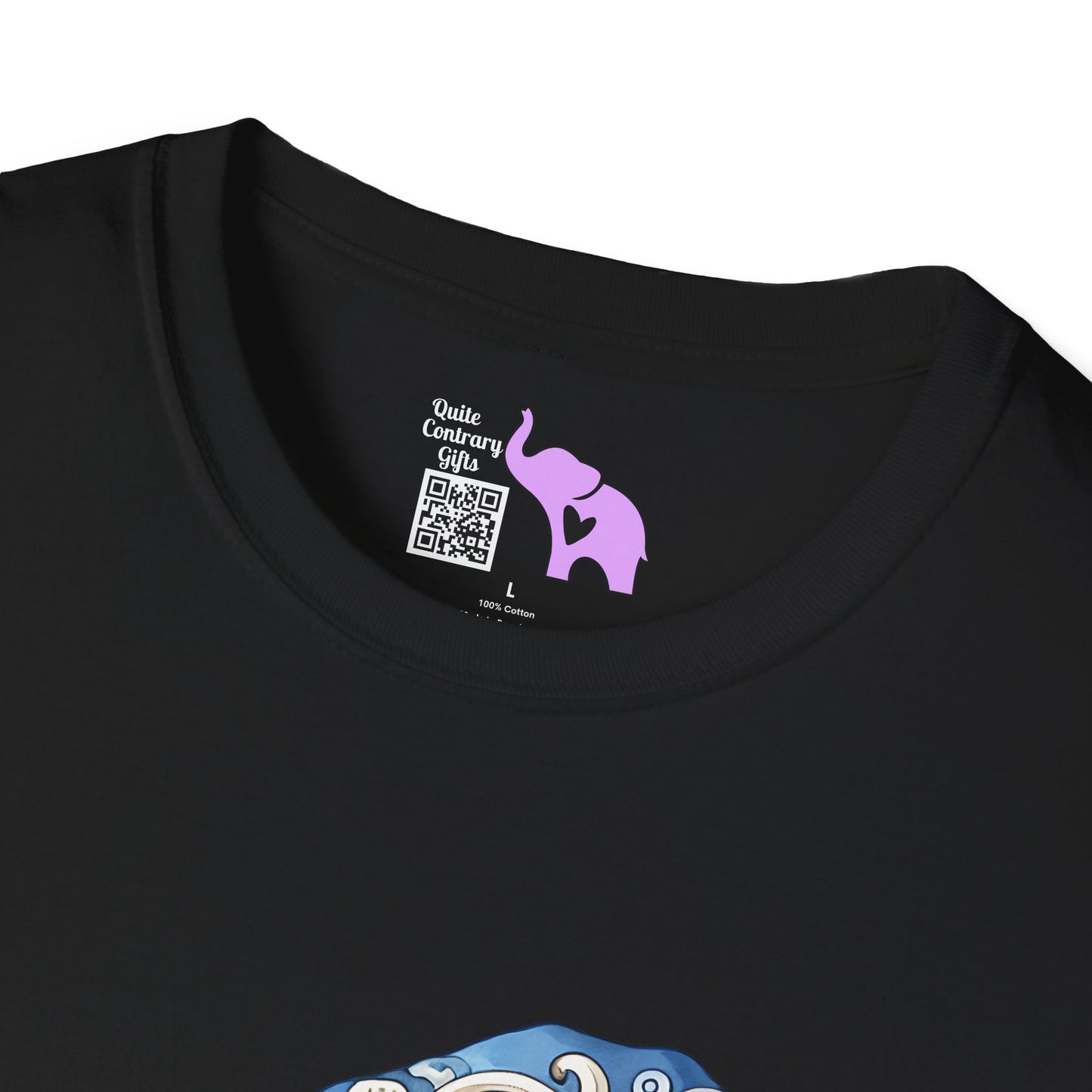 Blue & Silver Witch Hat Adult Unisex Tshirt