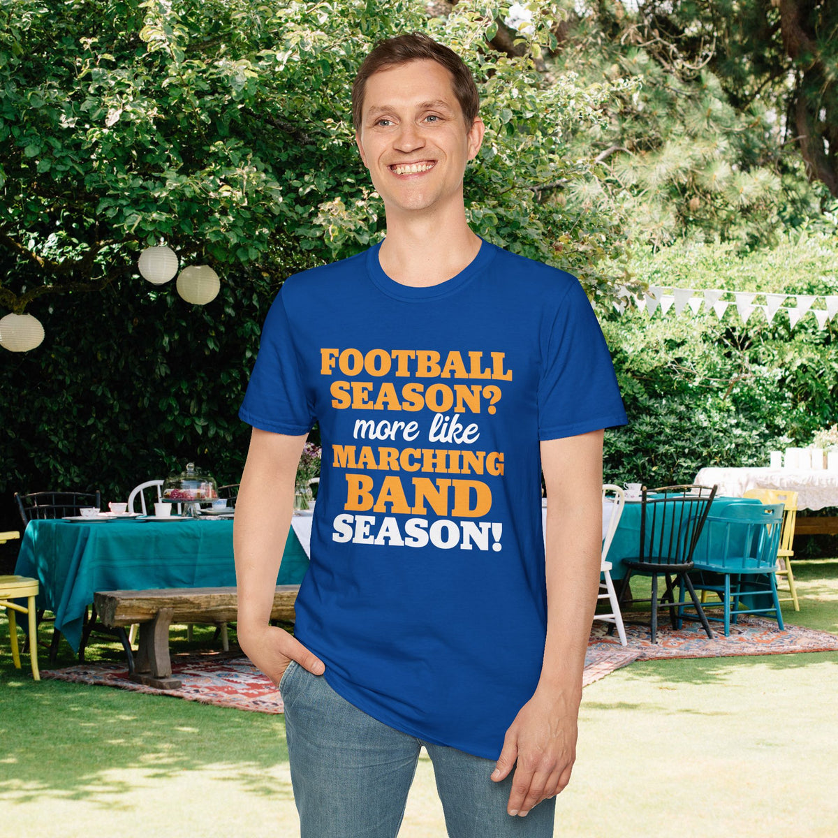 Football Season? More Like Marching Band Season! Adult T-shirt