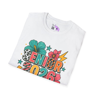 Senior 2026 Flower Power Adult T-shirt