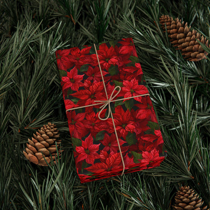 Crimson Noel Wrapping Paper