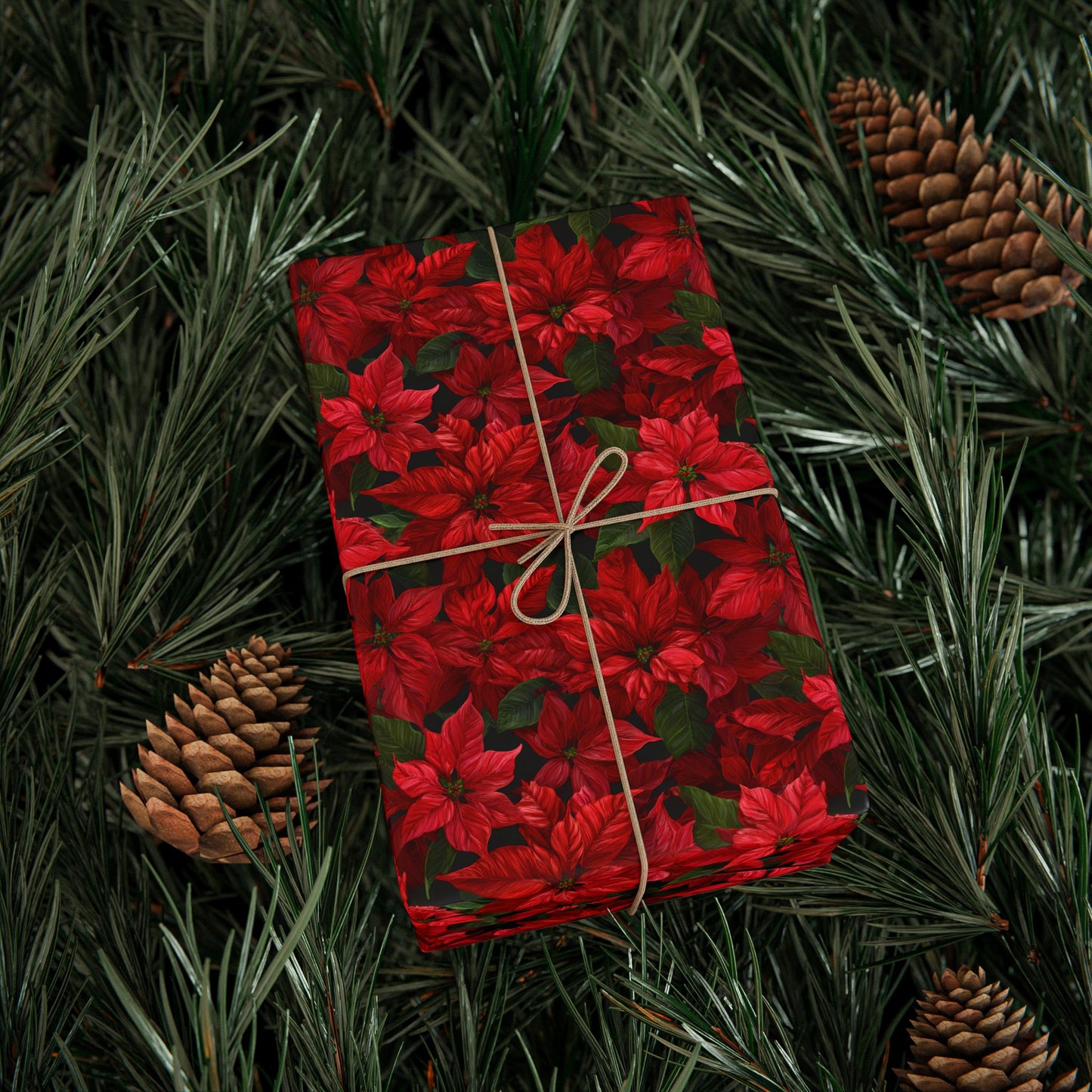 Crimson Noel Wrapping Paper