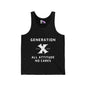 GenX All Attitude No Cares w/Years Adult Unisex Tank